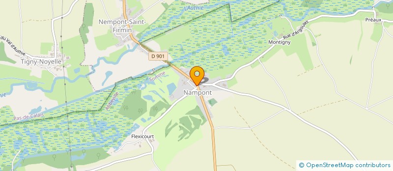 localisation de l'entreprise MONSIEUR GUILLAUME SAUTON  NAMPONT