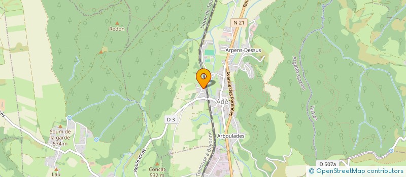 localisation de l'entreprise MONSIEUR GUILLAUME SAUTRON  ADE