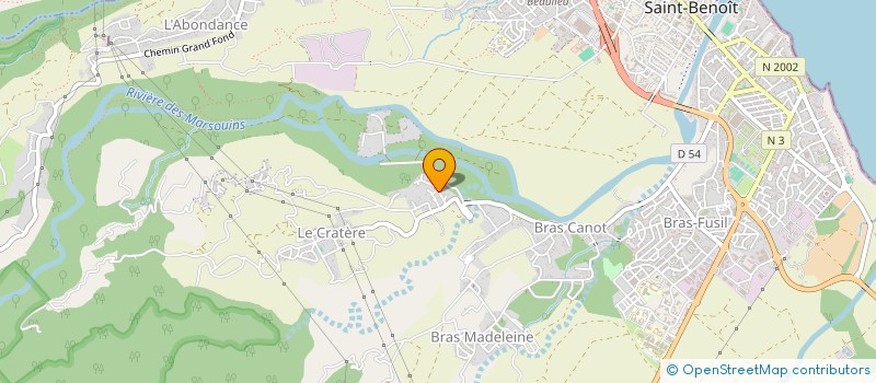 localisation de l'entreprise MONSIEUR GUILLAUME SAUTRON  SAINT-BENOIT