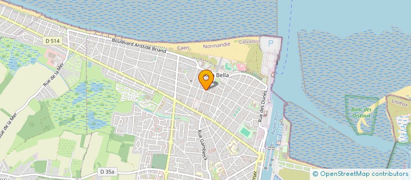 localisation de l'entreprise MONSIEUR GUILLAUME SAUVAGE  OUISTREHAM