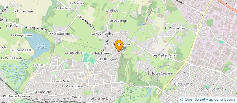 localisation de l'entreprise MONSIEUR GUILLAUME SAUVAGE à COUERON