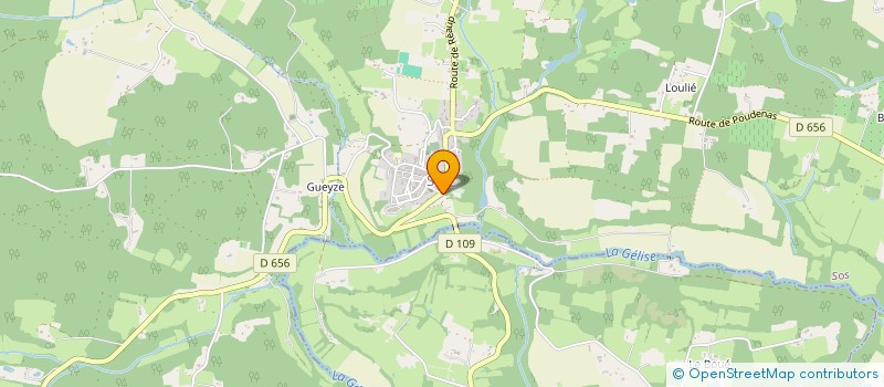 localisation de l'entreprise MONSIEUR GUILLAUME SAUVAGET  SAINTE-MAURE-DE-PEYRIAC