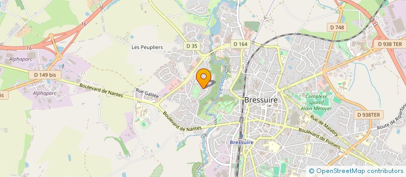 localisation de l'entreprise MONSIEUR GUILLAUME SAUZE  BRESSUIRE