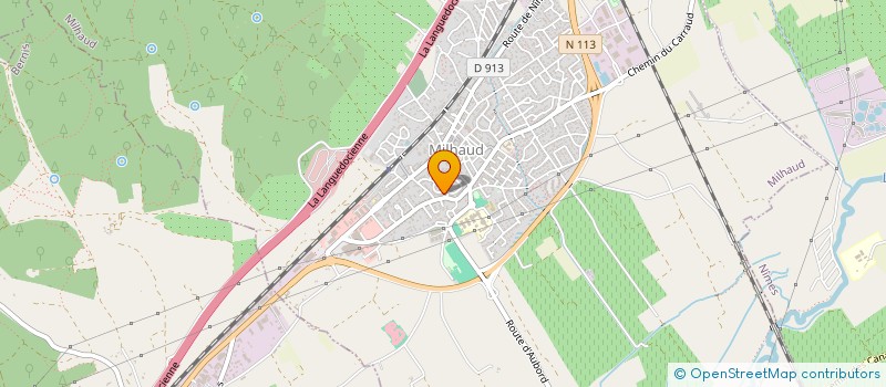 localisation de l'entreprise MONSIEUR GUILLAUME SAVALLI  MILHAUD