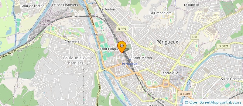 localisation de l'entreprise MONSIEUR GUILLAUME SAVARIAU  PERIGUEUX