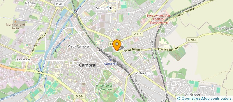 localisation de l'entreprise MONSIEUR GUILLAUME SAVOYE  CAMBRAI