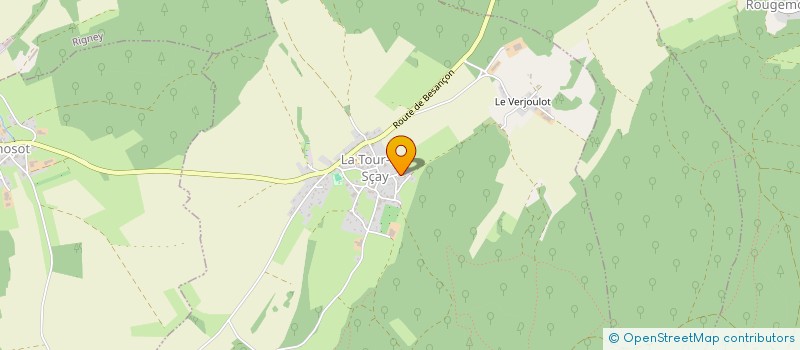 localisation de l'entreprise MONSIEUR GUILLAUME SCHAPPACHER  LA TOUR-DE-SCAY