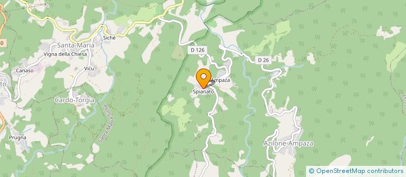 localisation de l'entreprise MONSIEUR GUILLAUME SCHATZLE  AZILONE-AMPAZA