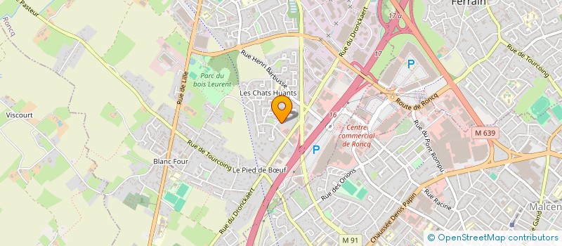 localisation de l'entreprise MONSIEUR GUILLAUME SCHERPEREEL  RONCQ