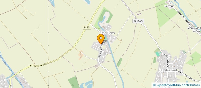 localisation de l'entreprise MONSIEUR GUILLAUME SCHERRER  MARLIENS