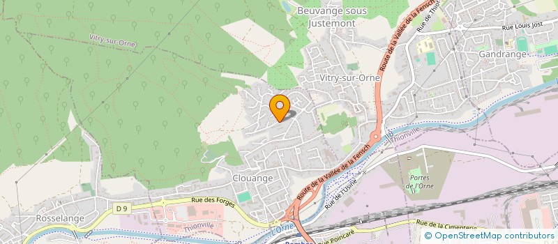 localisation de l'entreprise MONSIEUR GUILLAUME SCHMIDT  CLOUANGE