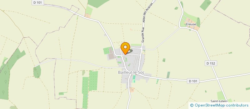 localisation de l'entreprise MONSIEUR GUILLAUME SCHULLER  CRESSONSACQ