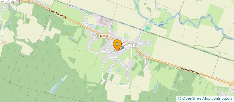 localisation de l'entreprise MONSIEUR GUILLAUME SCHWITTI  SOUVANS