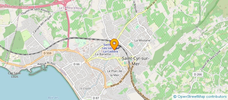 localisation de l'entreprise MONSIEUR GUILLAUME SCOZZARO à SAINT-CYR-SUR-MER