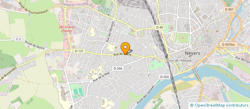 localisation de l'entreprise MONSIEUR GUILLAUME SEBAG à NEVERS