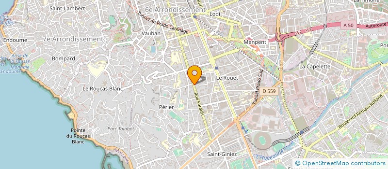 localisation de l'entreprise MONSIEUR GUILLAUME SEBBAH à MARSEILLE