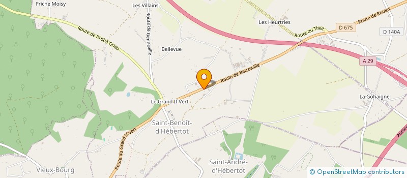 localisation de l'entreprise MONSIEUR GUILLAUME SEBILLE  SAINT-BENOIT-D'HEBERTOT