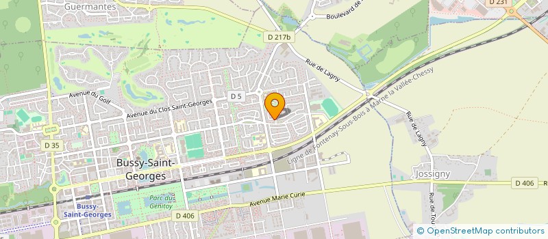 localisation de l'entreprise MONSIEUR GUILLAUME SECCO  BUSSY-SAINT-GEORGES