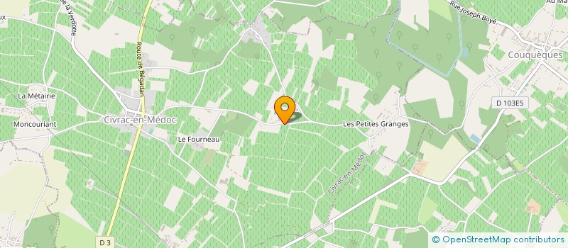 localisation de l'entreprise MONSIEUR GUILLAUME SECRET  CIVRAC-EN-MEDOC