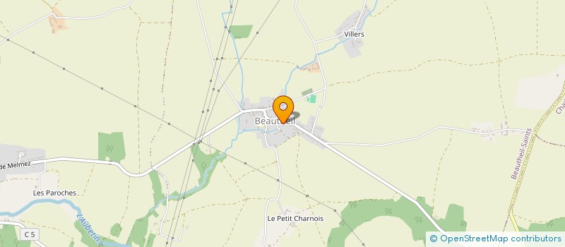 localisation de l'entreprise MONSIEUR GUILLAUME SEGRET  BEAUTHEIL-SAINTS