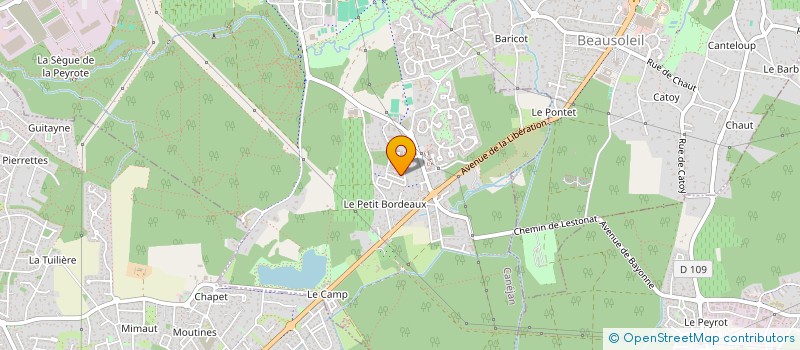 localisation de l'entreprise MONSIEUR GUILLAUME SEITE  CANEJAN