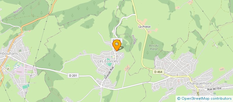 localisation de l'entreprise MONSIEUR GUILLAUME SEKLI  LES ECORCES