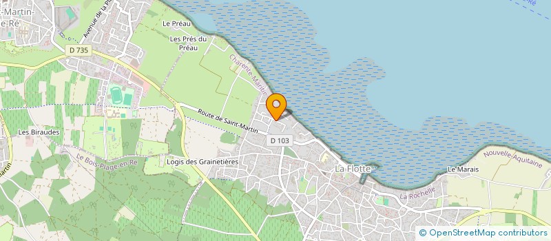 localisation de l'entreprise MONSIEUR GUILLAUME SELLIER  LA FLOTTE