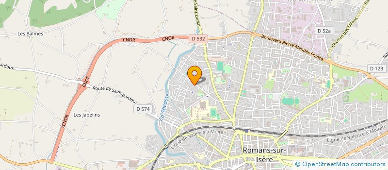 localisation de l'entreprise MONSIEUR GUILLAUME SEMPERE  ROMANS-SUR-ISERE