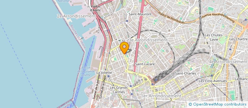 localisation de l'entreprise MONSIEUR GUILLAUME SENE à MARSEILLE