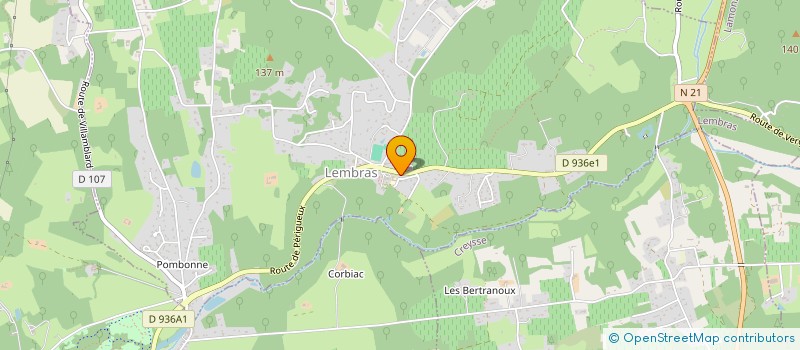 localisation de l'entreprise MONSIEUR GUILLAUME SENILHE  LEMBRAS