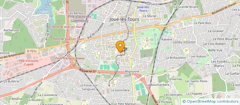 localisation de l'entreprise MONSIEUR GUILLAUME SENTUNE  JOUE-LES-TOURS