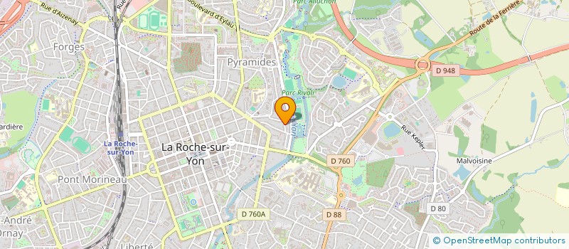 localisation de l'entreprise MONSIEUR GUILLAUME SEPTIER à LA ROCHE-SUR-YON