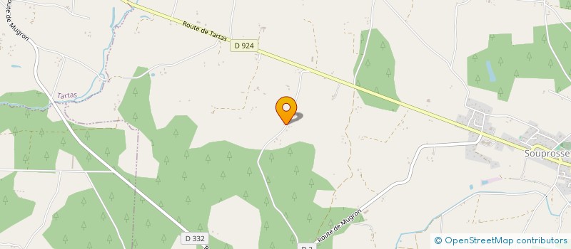 localisation de l'entreprise MONSIEUR GUILLAUME SEREUSE  SOUPROSSE