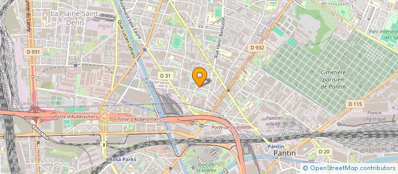 localisation de l'entreprise MONSIEUR GUILLAUME SERRES à AUBERVILLIERS