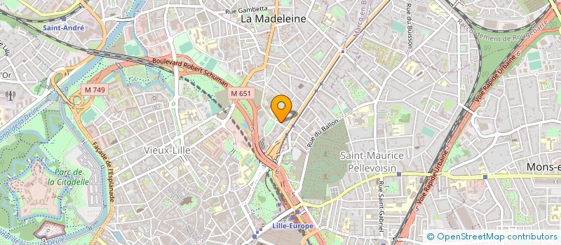 localisation de l'entreprise MONSIEUR GUILLAUME SERRON à LA MADELEINE