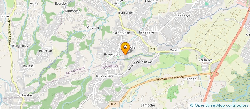 localisation de l'entreprise MONSIEUR GUILLAUME SIDICINA  BAIE MAHAULT