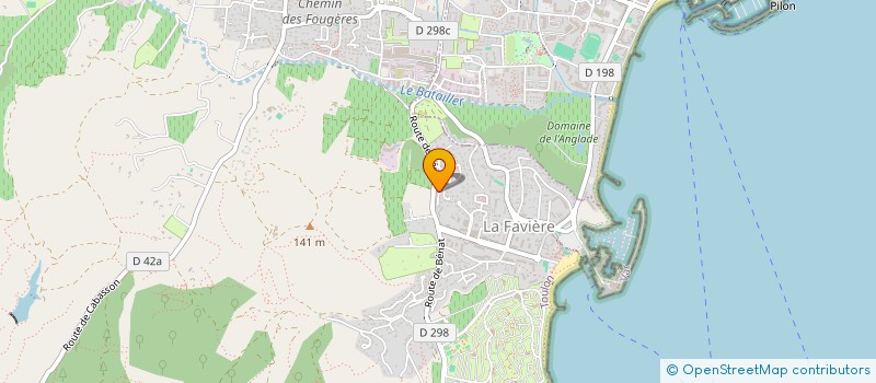 localisation de l'entreprise MONSIEUR GUILLAUME SIMON  BORMES-LES-MIMOSAS