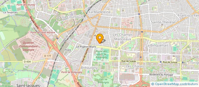 localisation de l'entreprise MONSIEUR GUILLAUME SINGELIN  RENNES