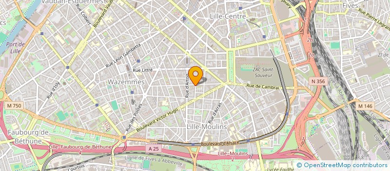localisation de l'entreprise MONSIEUR GUILLAUME SOMARRIBA à LILLE
