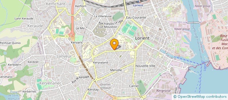 localisation de l'entreprise MONSIEUR GUILLAUME SONEGO  LORIENT