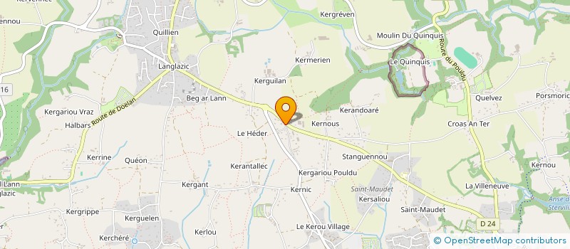 localisation de l'entreprise MONSIEUR GUILLAUME SOREL  CLOHARS-CARNOET