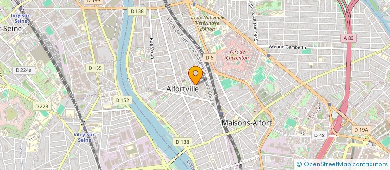 localisation de l'entreprise MONSIEUR GUILLAUME SORGE à ALFORTVILLE