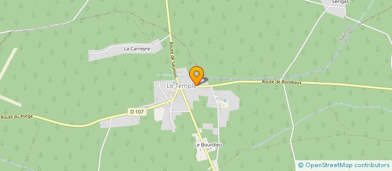 localisation de l'entreprise MONSIEUR GUILLAUME SORIA  LE TEMPLE
