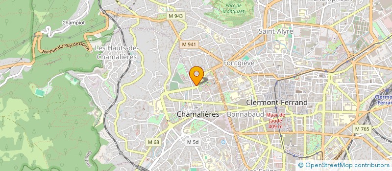 localisation de l'entreprise MONSIEUR GUILLAUME SORIN  CHAMALIERES