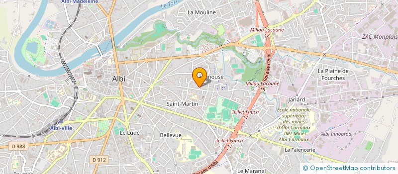 localisation de l'entreprise MONSIEUR GUILLAUME SOUYRIS à ALBI