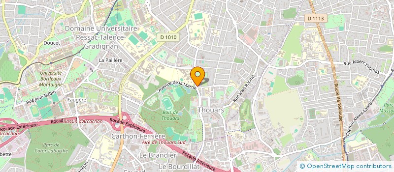 localisation de l'entreprise MONSIEUR GUILLAUME SOYEZ  TALENCE