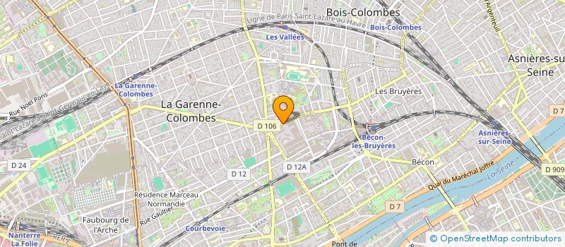 localisation de l'entreprise MONSIEUR GUILLAUME SPACCAROTELLA à COURBEVOIE