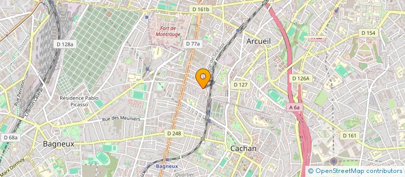 localisation de l'entreprise MONSIEUR GUILLAUME STALTER  ARCUEIL