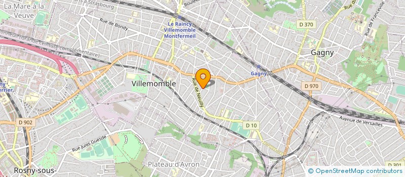 localisation de l'entreprise MONSIEUR GUILLAUME STEUDLER à VILLEMOMBLE