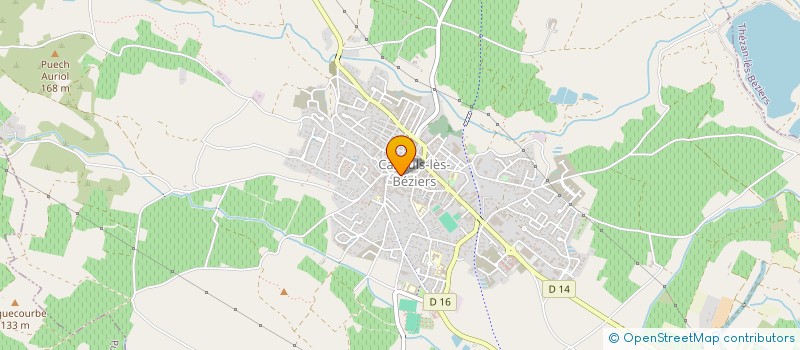 localisation de l'entreprise MONSIEUR GUILLAUME STIEGLER  CAZOULS-LES-BEZIERS